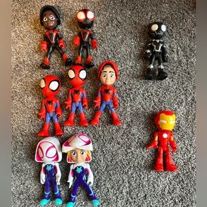 Disney’s Spidey & His Amazing Friends character figurines